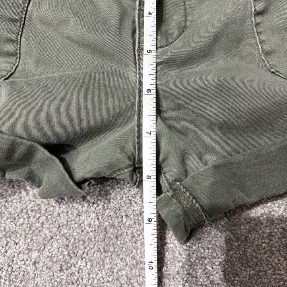 Mossimo mid-rise Army Green Shorts and Dark Blue Jean Short Bundle size 0/2 - Picture 7 of 11